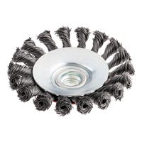 CEPILLO CONICO DE ACERO TRENZADO PARA AMOLADORA 100MM BELLOTA - 3