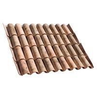 TEJA CERÁMICA CURVA COLLADO MISTRAL 40X17 CM - 2