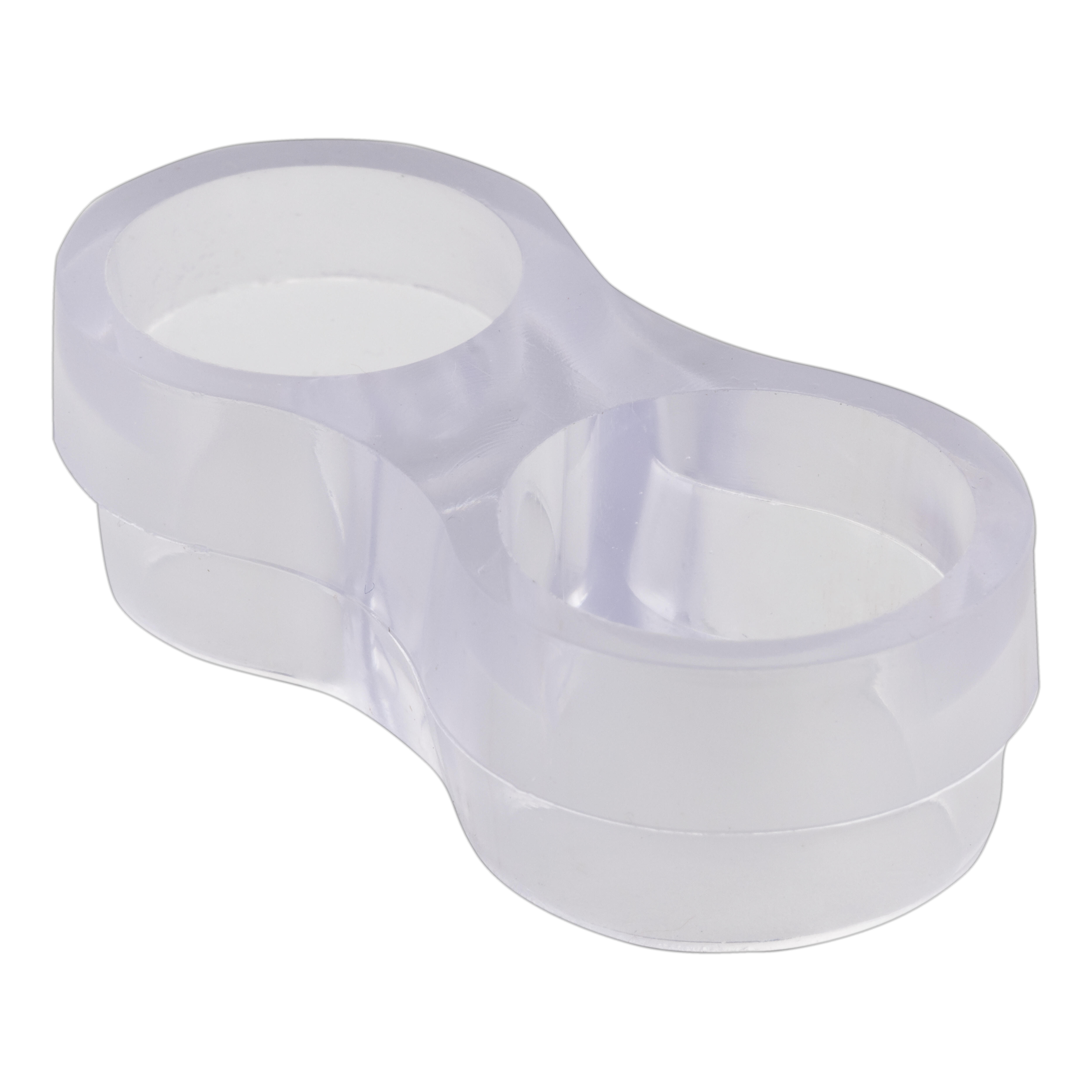 TOPE MANILLA SILICONA TRANSPARENTE 2UDS - 3