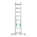 ESCALERA METÁLICA TRANSFORMABLE DE ALUMINIO 8+8+8 PELDAÑOS - 2