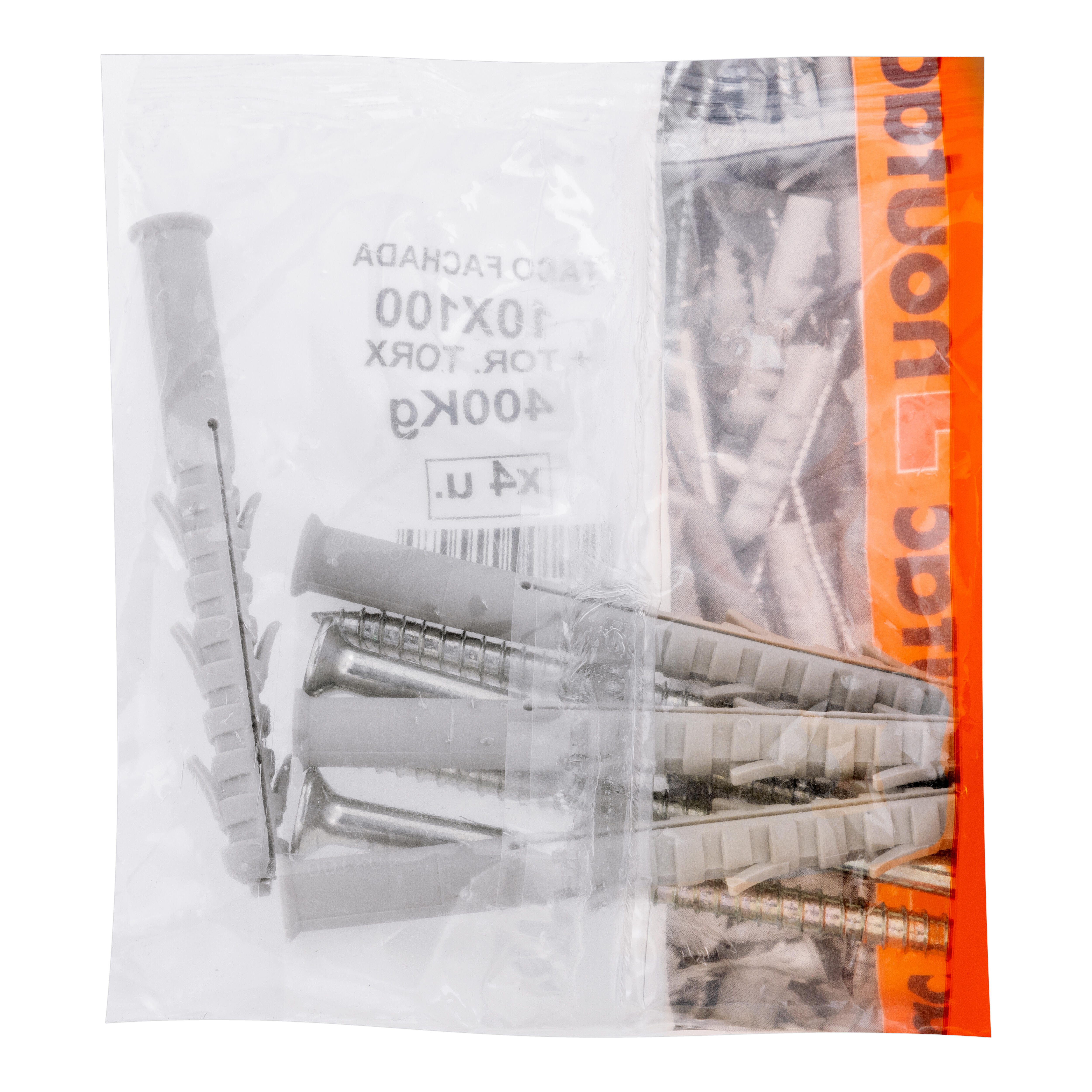 TACO UNIVERSAL DE NYLON DIÁMETRO 10MM LONGITUD 105MM NOUTAC 4UDS - 4