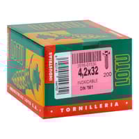 TORNILLOS ROSCA CHAPA PARA METAL INOX 4,2X32MM. 200UDS - 2