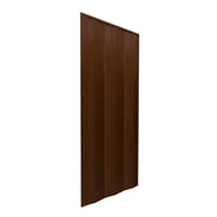 PUERTA PLEGABLE PVC MADERA OSCURA 84 CM - 2