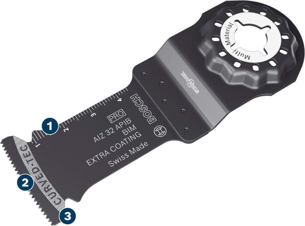 SIERRA RECTA MADERA+METAL PARA MULTIHERRAMIENTA BOSCH - 2