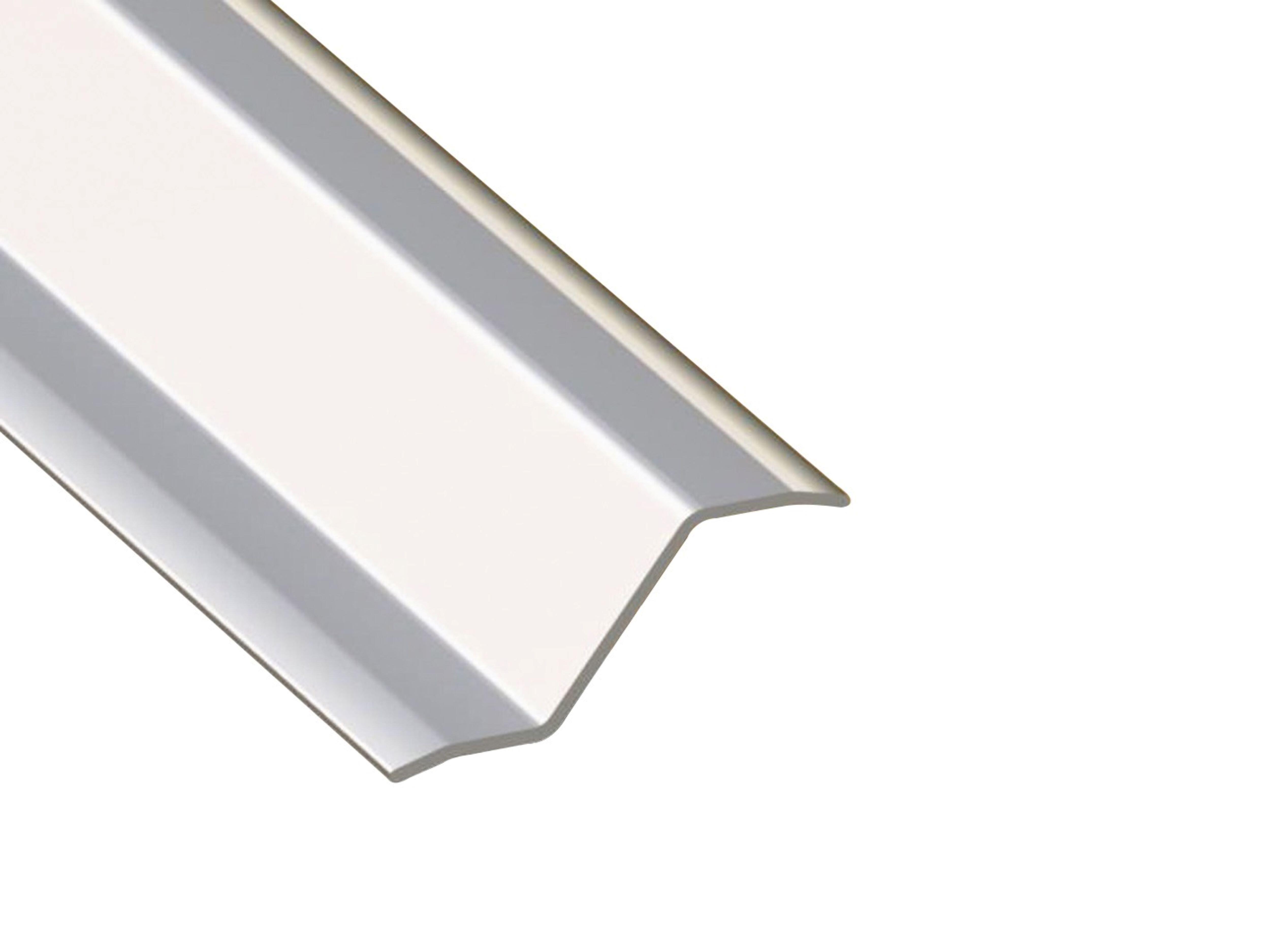 PERFIL TRANSICIÓN SUELO DESNIVEL ADHESIVO ACERO INOXIDABLE 83CM - 2