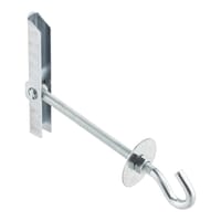 TACO METÁLICO PARA MATERIAL HUECO CON GANCHO  DIÁMETRO 5MM LONGITUD 70MM INDEX 50UDS - 3