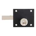 CERROJO PUERTA DE SEGURIDAD ANTIBUMPING INTERIOR Y EXTERIOR CROMADO 5 LLAVES LINCE - 2