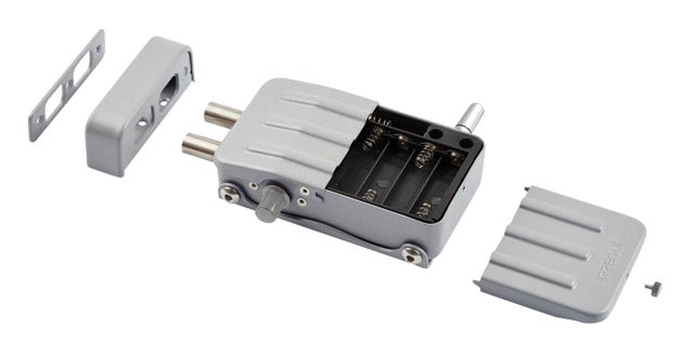 CERRADURA INVISIBLE CON MANDO A DISTANCIA CI10P PLATA ARREGUI