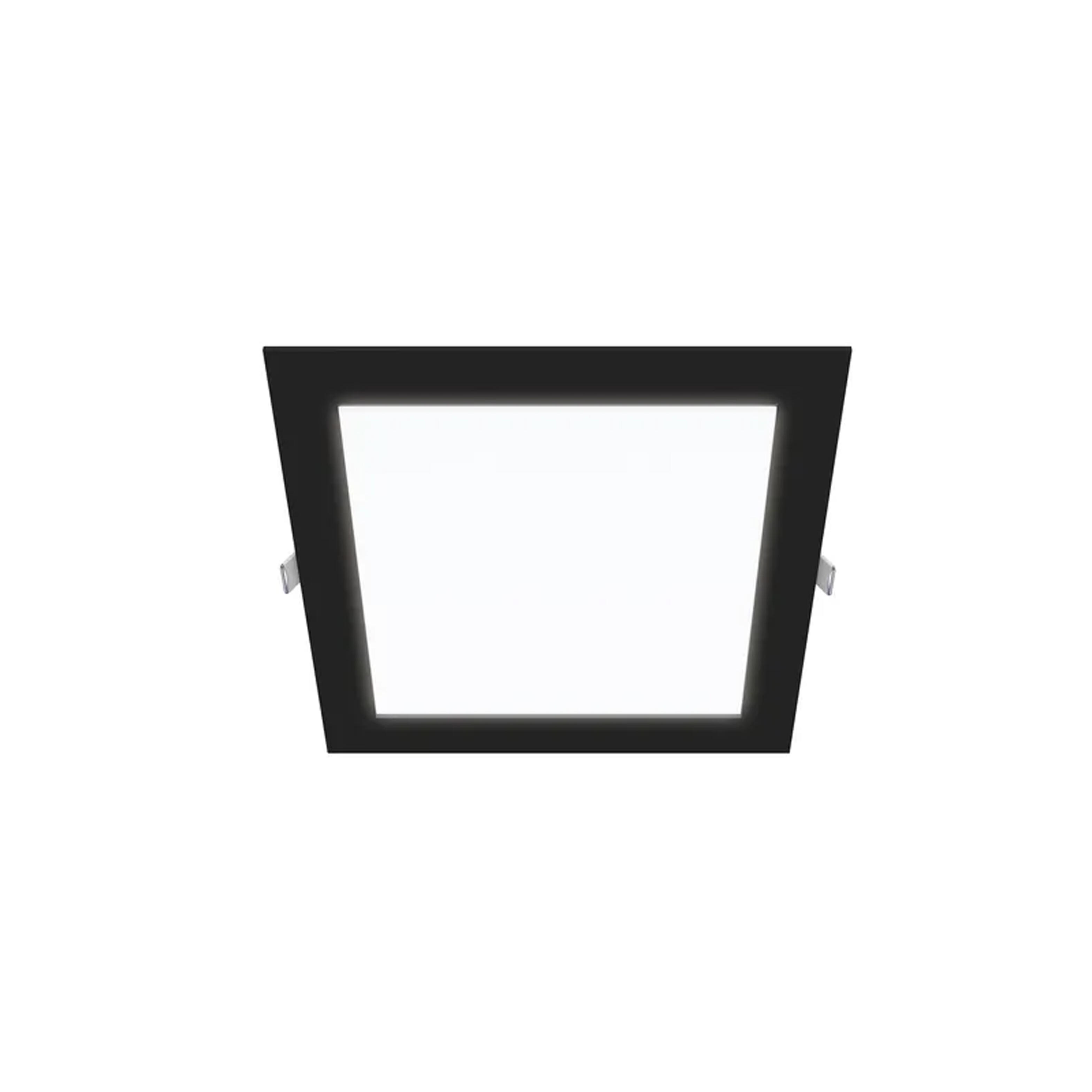 DOWNLIGHT LED EMPOTRAR CUADRADO NEGRO 12W CCT - 4