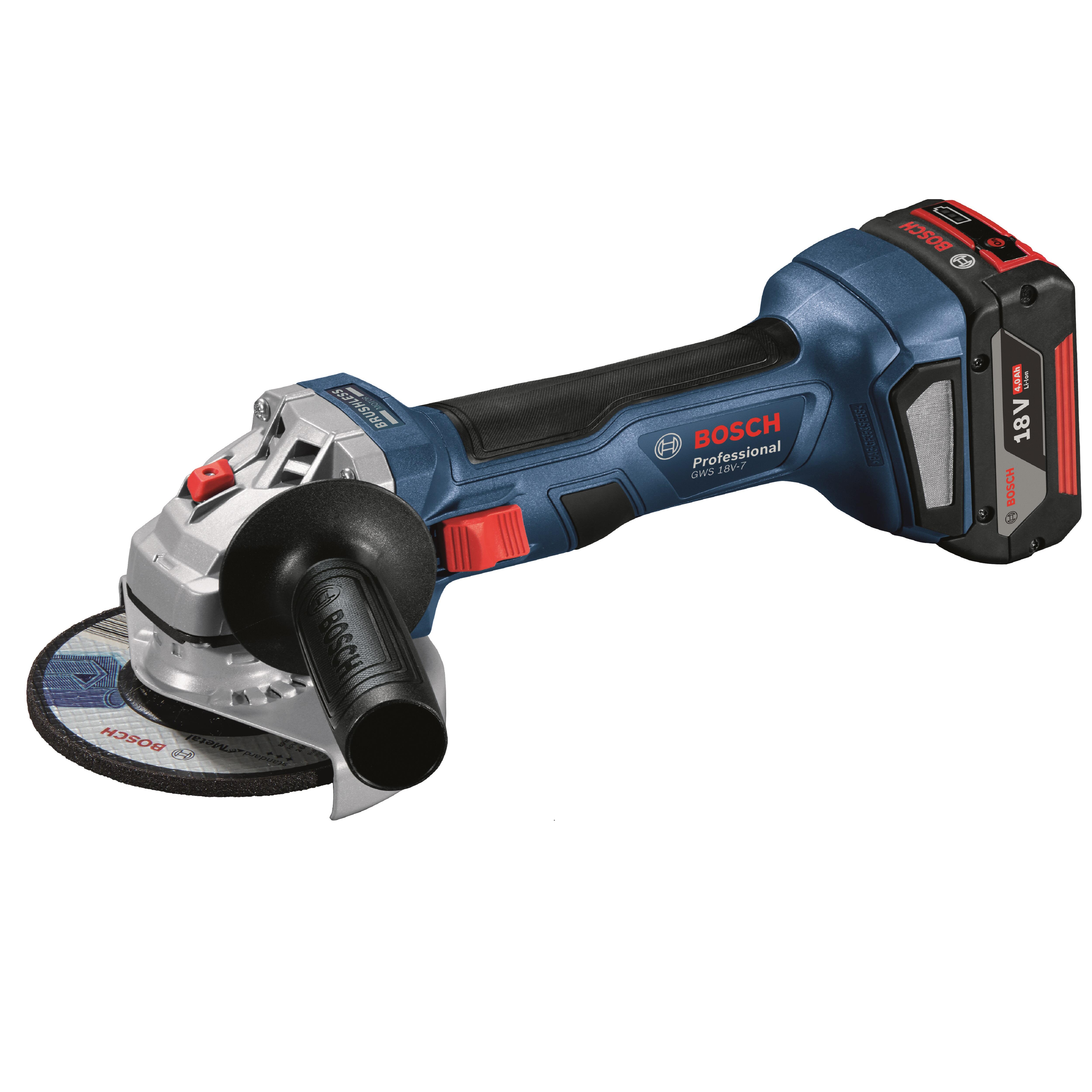AMOLADORA BATERÍA BOSCH GWS 18V-7 18V 125MM - 2