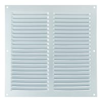 REJILLA DE VENTILACION SOBREPONER ALUMINIO BLANCO 25 X 25 CM ESPESOR 0.6  MM - 2