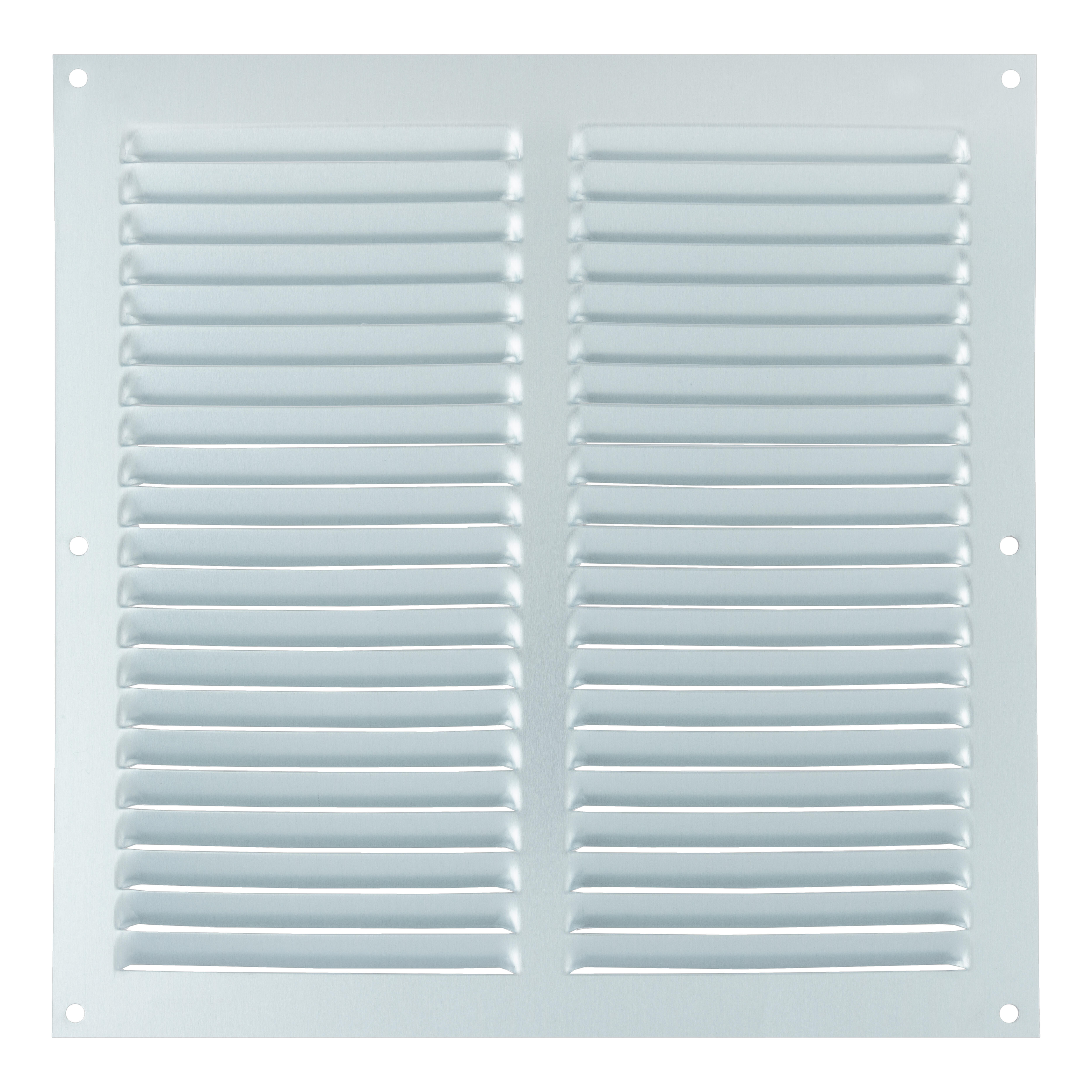 REJILLA DE VENTILACION SOBREPONER ALUMINIO BLANCO 25 X 25 CM ESPESOR 0.6  MM - 2