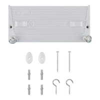 TENDEDERO DE ROPA  2 CUERDAS EXTENSIBLE DE PARED EXTERIOR E INTERIOR - 2