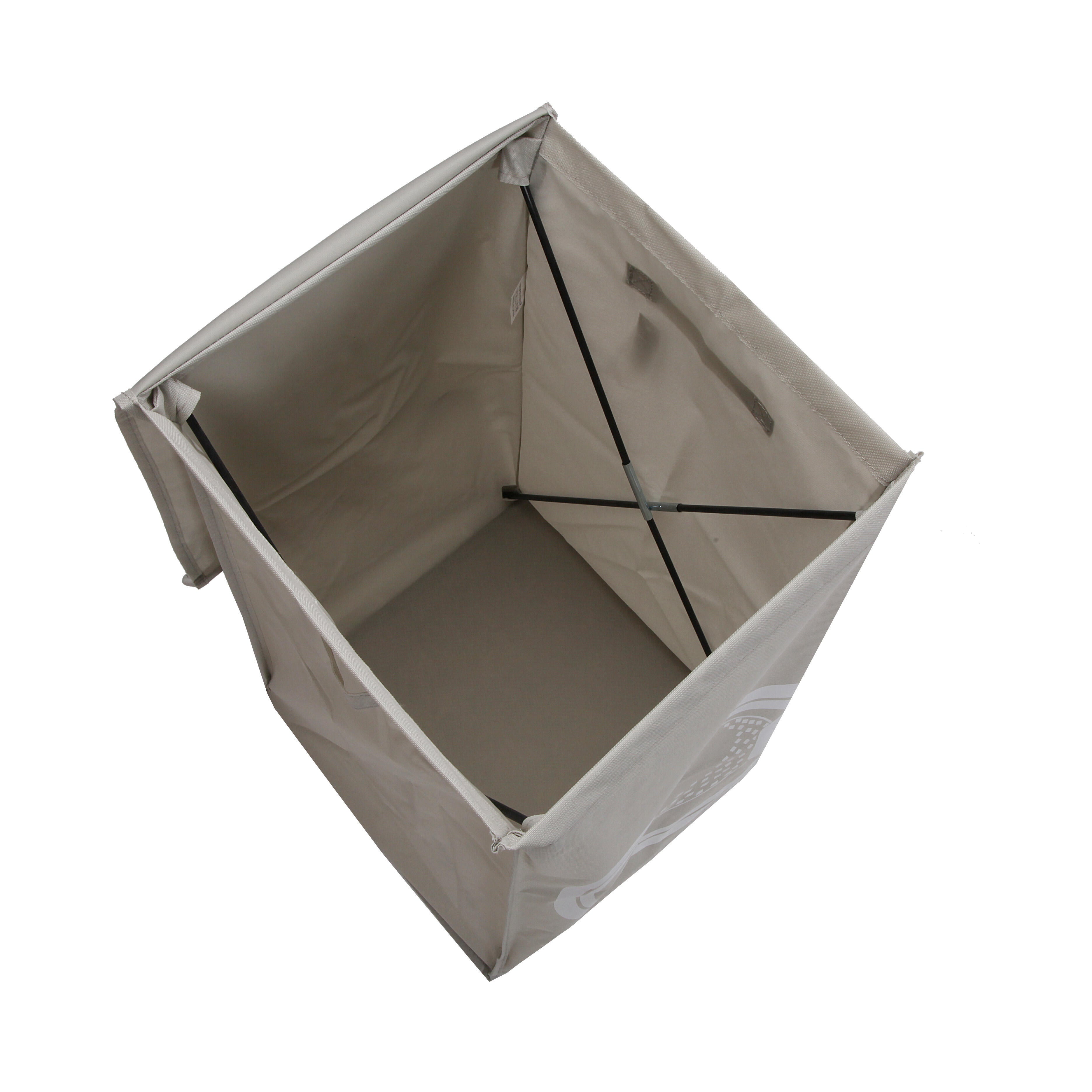 Cesto de ropa gris / plata 30 l