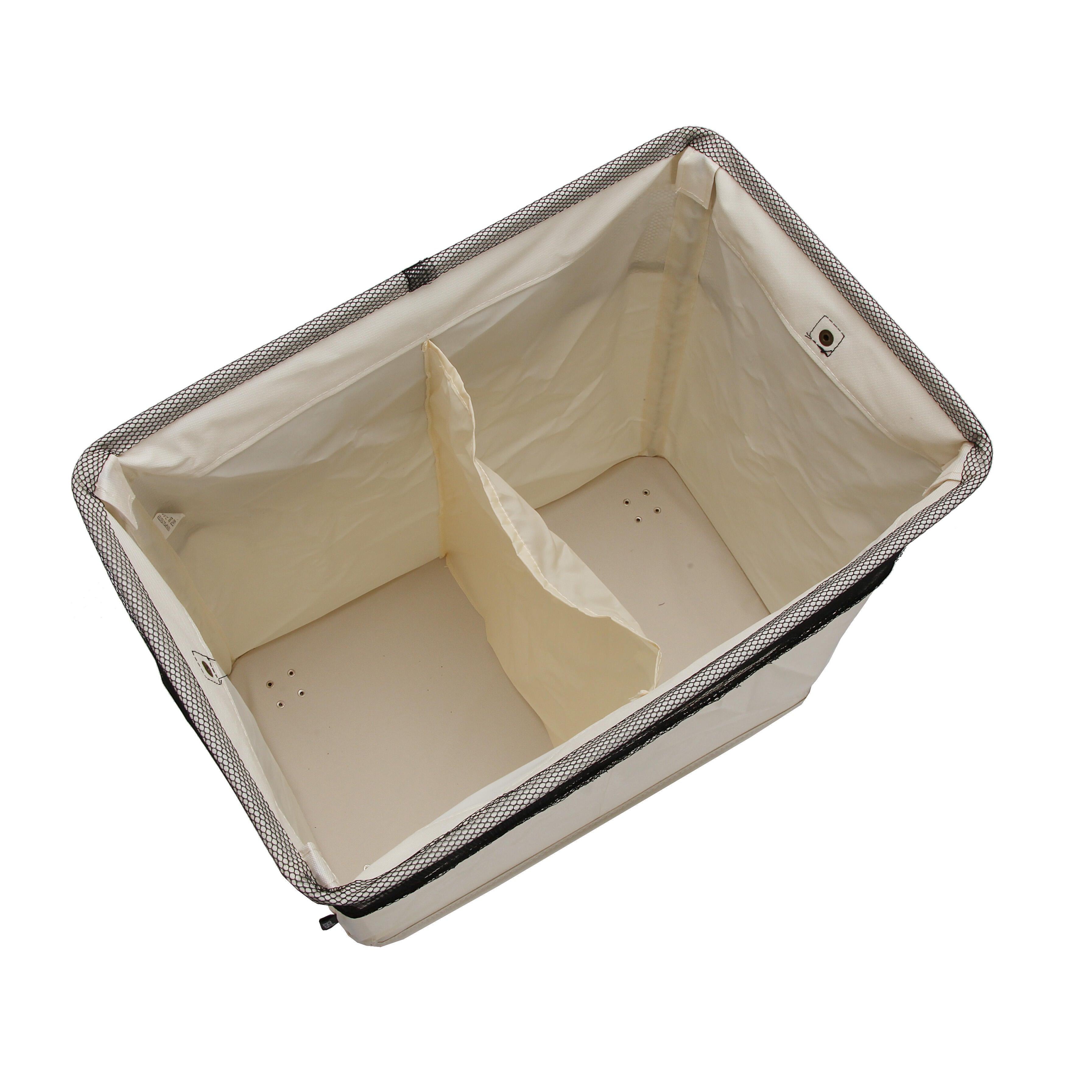 Cesto de ropa beige 50 l