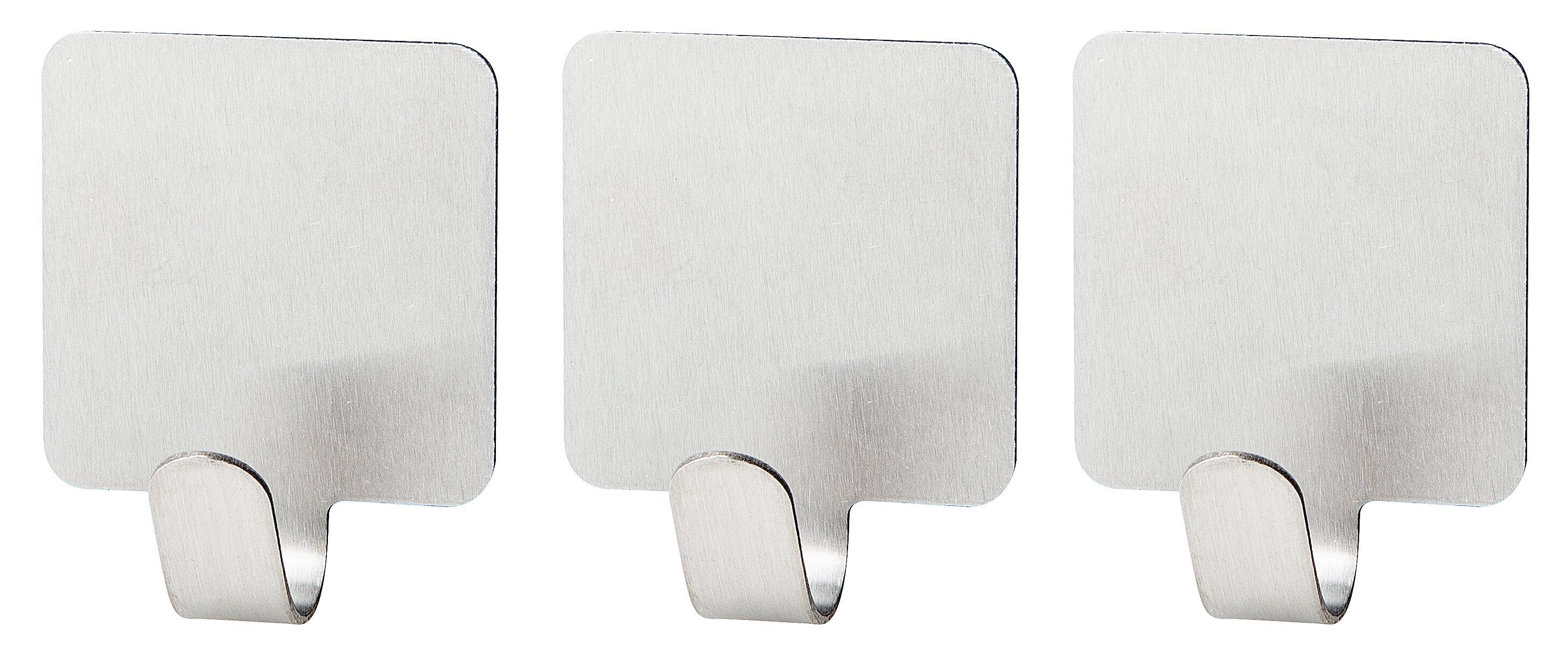 Perchas adhesivas cuadradas Fackelmann Leroy Merlin