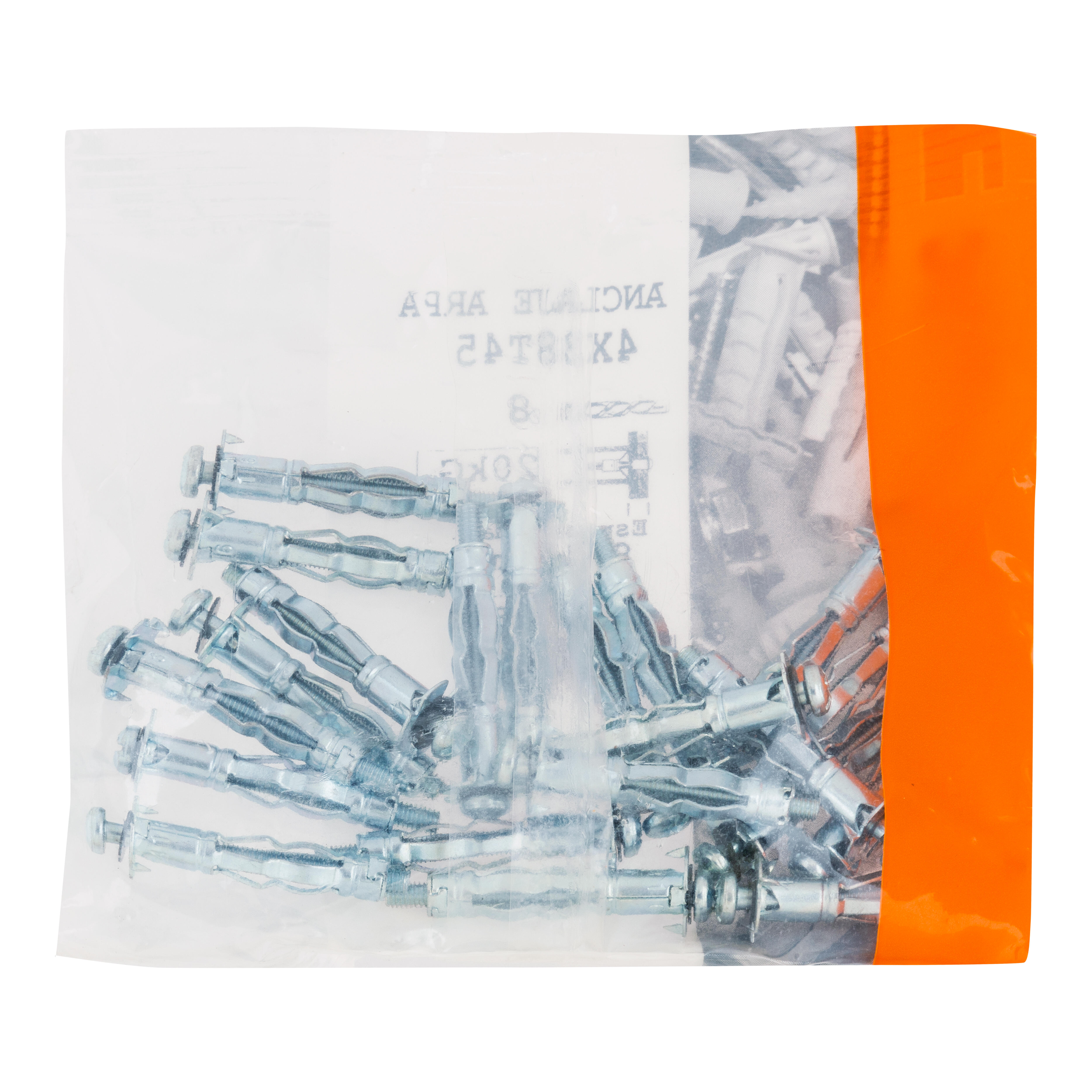 TACO METALICO ANCLAJES ARPA PARA MATERIAL HUECO 4 X 38  MM. 20 UDS - 2