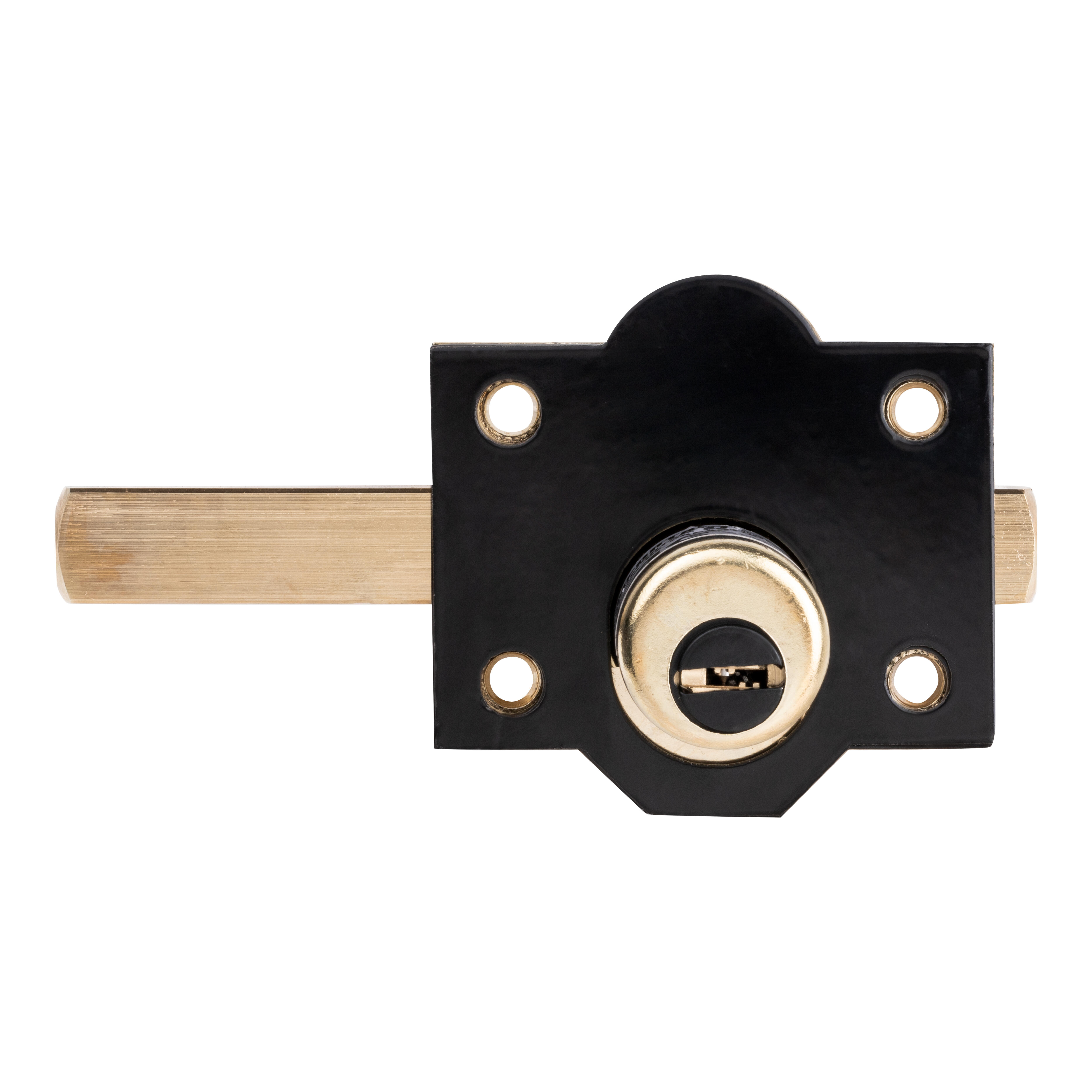 CERROJO PUERTA DE SEGURIDAD ANTIBUMPING EXTERIOR DORADO 5 LLAVES FAC - 3