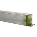 REGLE EXTENSIBLE ACERO GALVANIZADO CON PESTAÑA 2,5 A 4,9M - 3