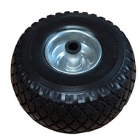 RUEDA CARRETILLA 260 MM IMPINCHABLE HASTA 150KG LLANTA METAL - 2