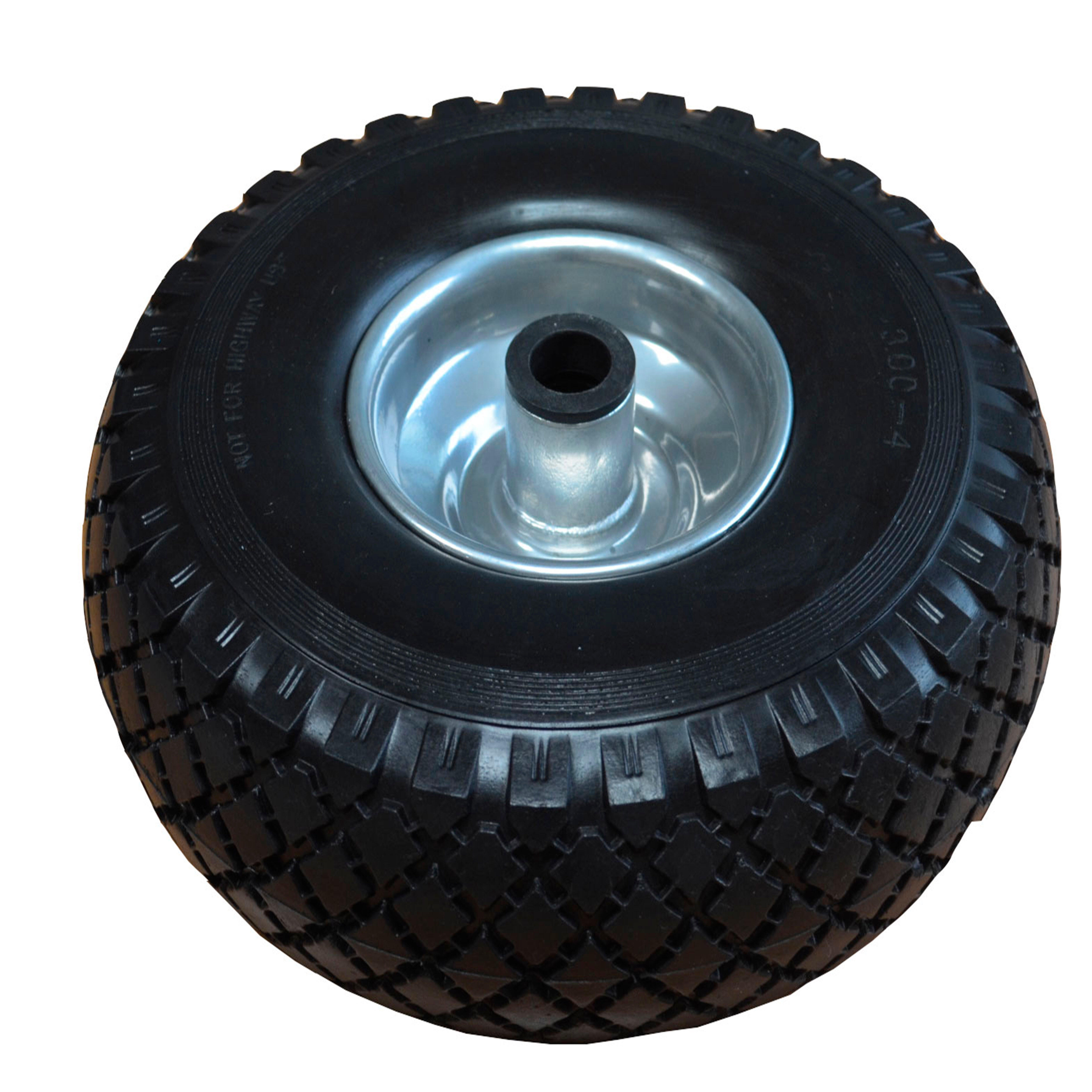 RUEDA CARRETILLA 260 MM IMPINCHABLE HASTA 150KG LLANTA METAL - 2