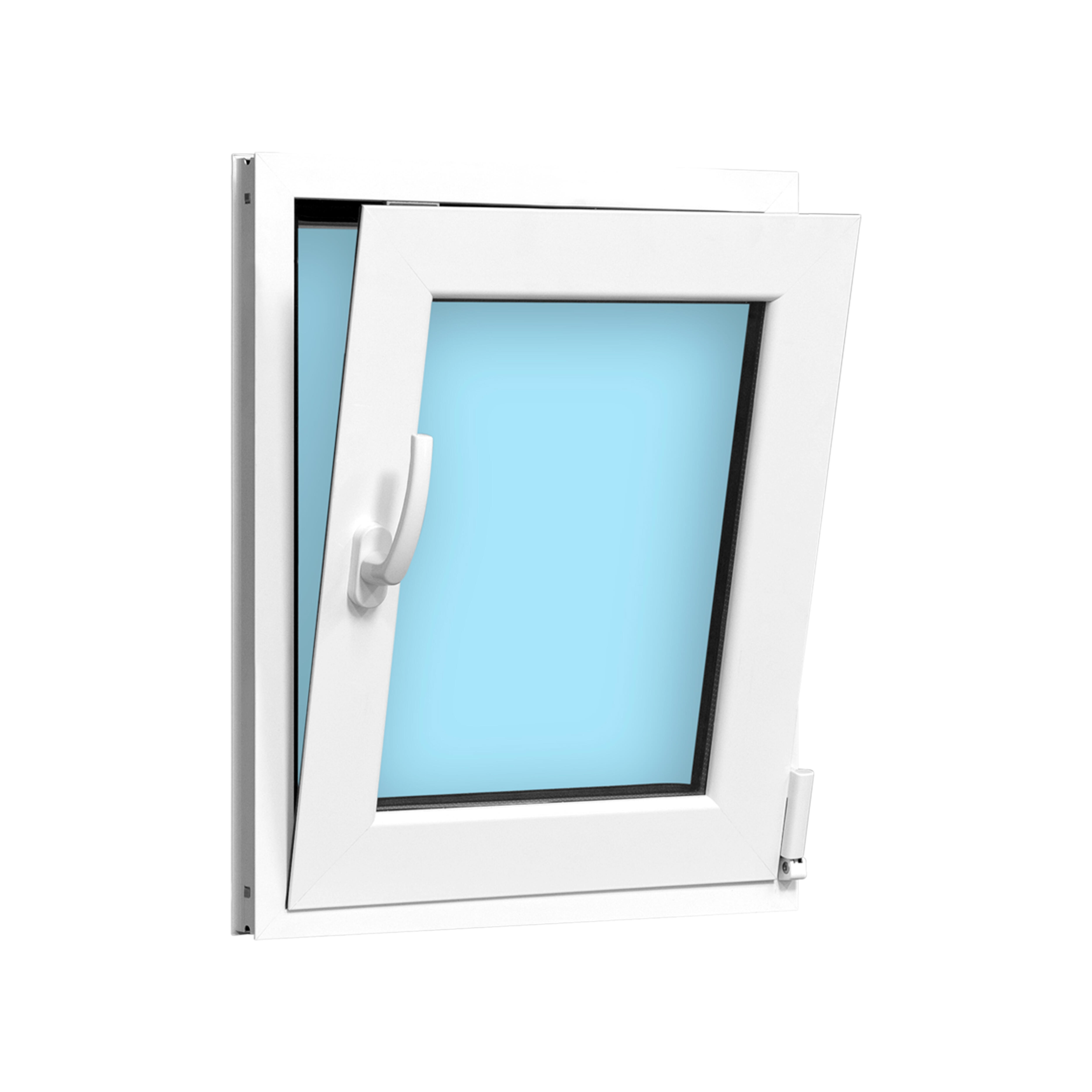 VENTANA ALUMINIO OSCILOBATIENTE BLANCA 50X60CM - 4
