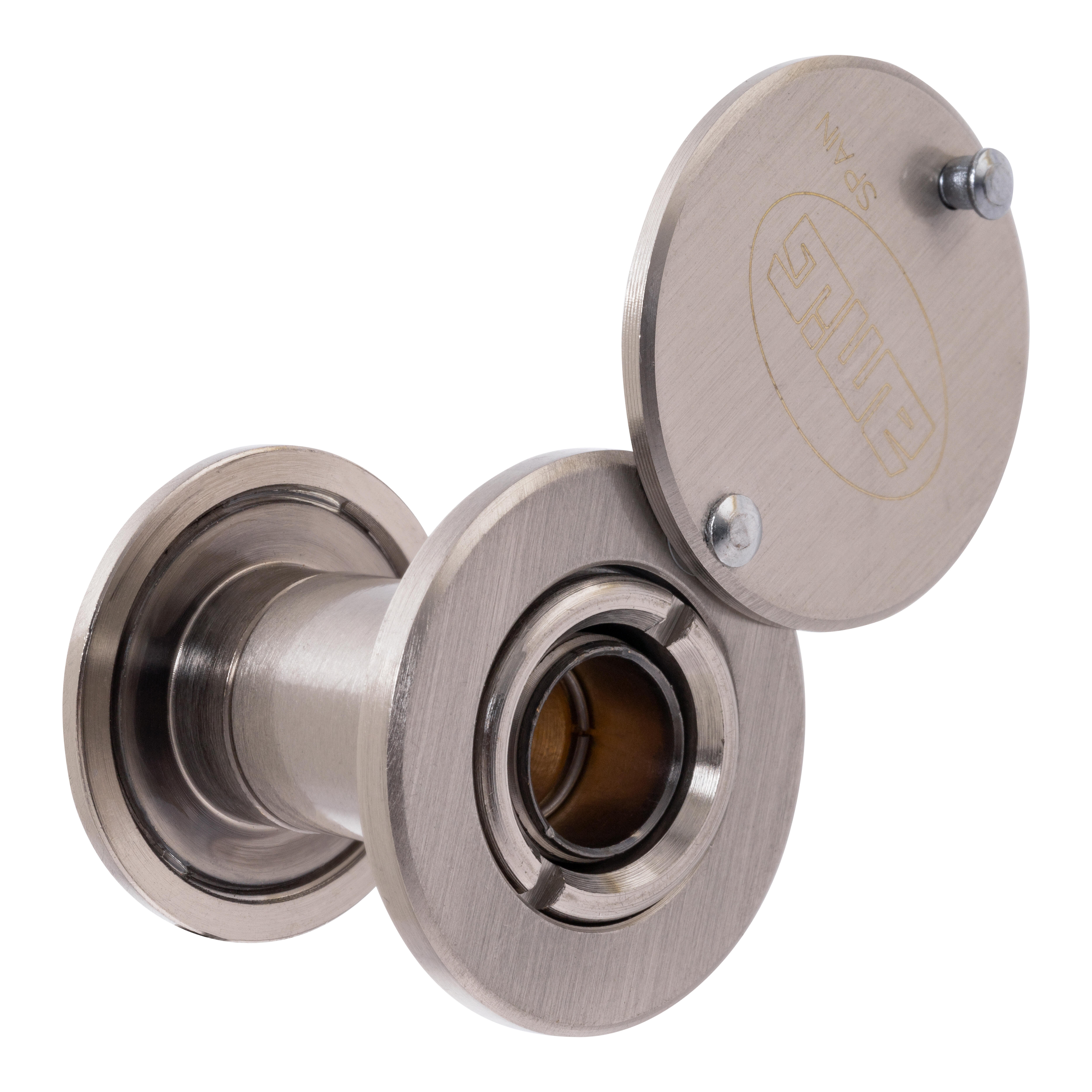 MIRILLA ANALÓGICA PARA PUERTA DE 2,5 A 4,2CM COLOR CROMADO - 2