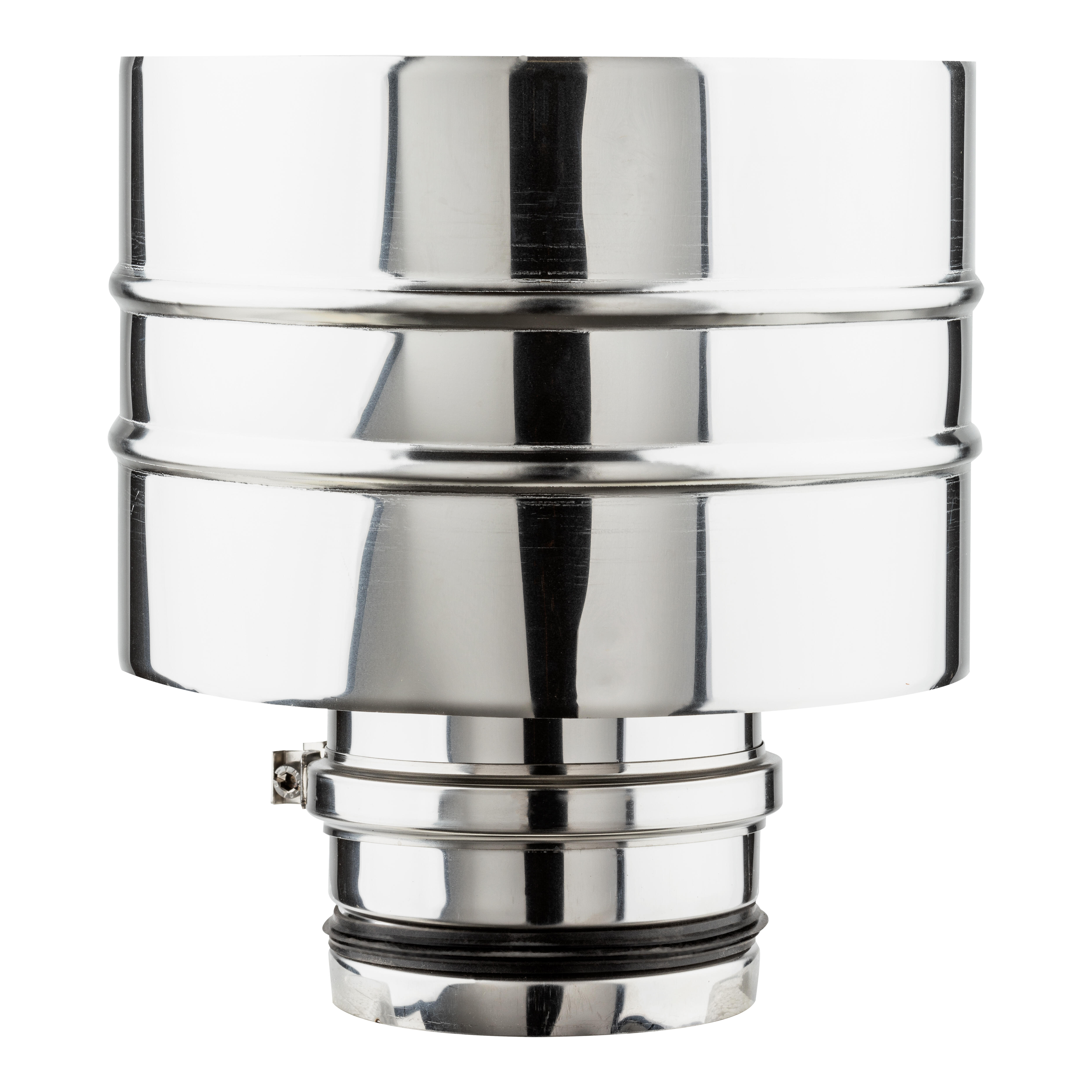 SOMBRERETE INOXIDABLE PARED SIMPLE 100MM - 2