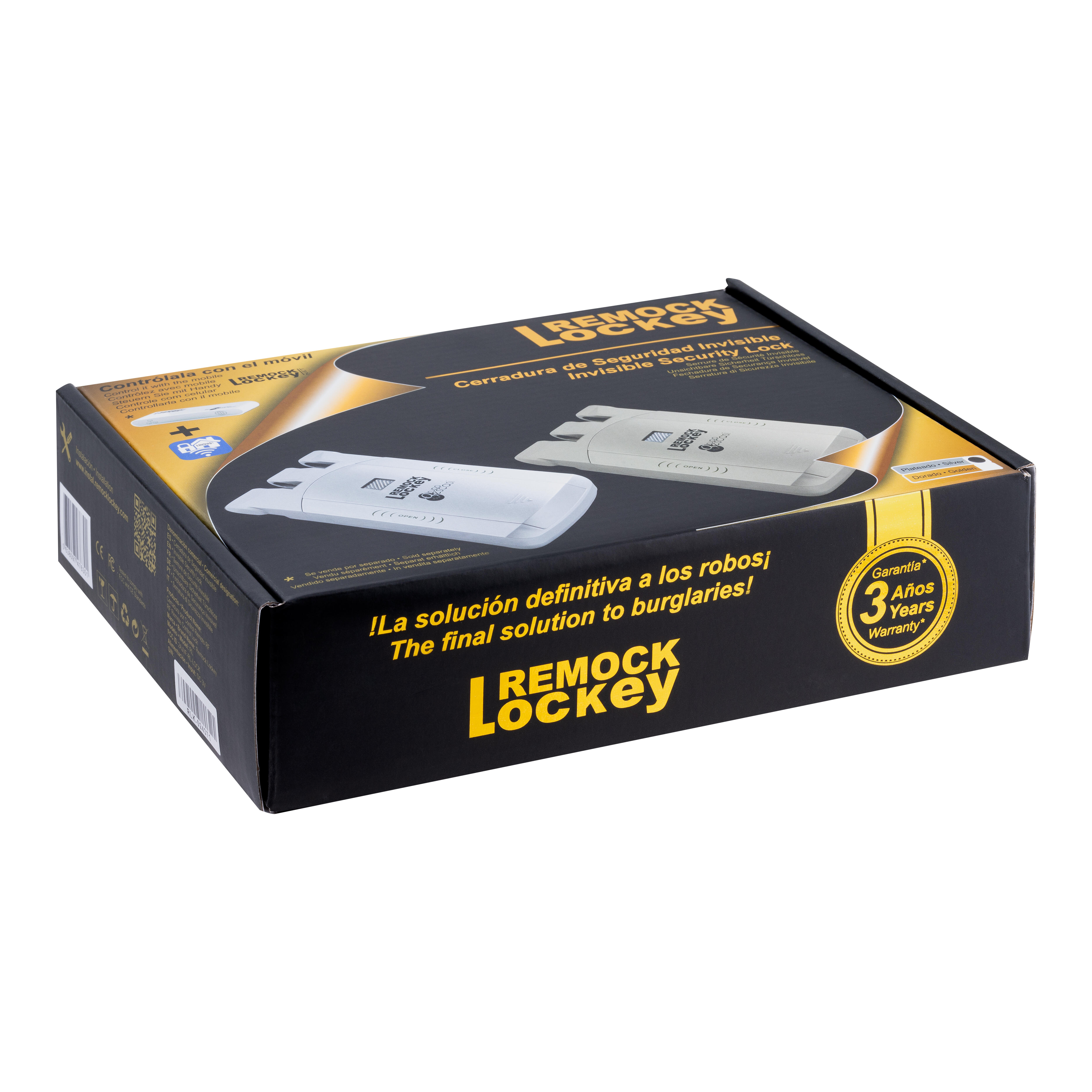 CERRADURA INVISIBLE REMOCK LOCKEY RLK DORADA - 8