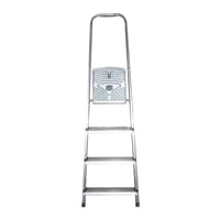 ESCALERA DOMÉSTICA ALUMINIO-ACERO  4 PELDAÑOS - 2