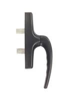 CREMONA DE 2 PALAS PARA VENTANA O PUERTA DE ALUMINIO NEGRA - 2