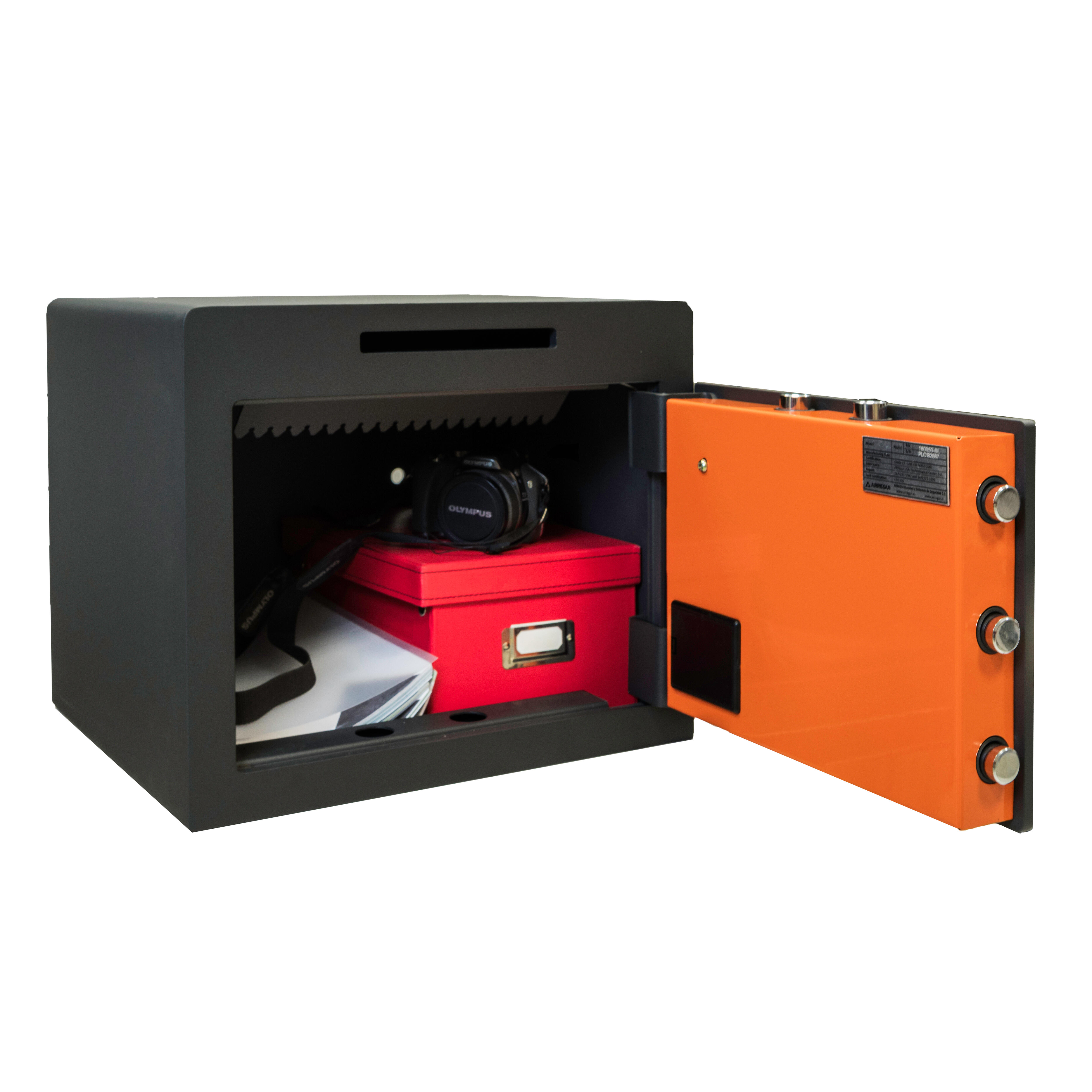 CAJA FUERTE SOBREMESA ELECTRONICA CON RANURA 42 L PLUS C ARREGUI - 10