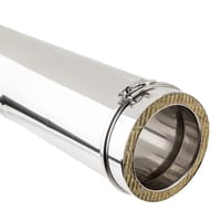 TUBO INOXIDABLE PARED DOBLE 200MM 50CM - 2