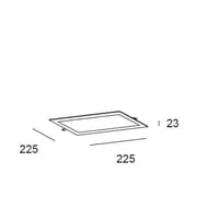 DOWNLIGHT LED EMPOTRAR CUADRADO CROMO 18W CCT - 4