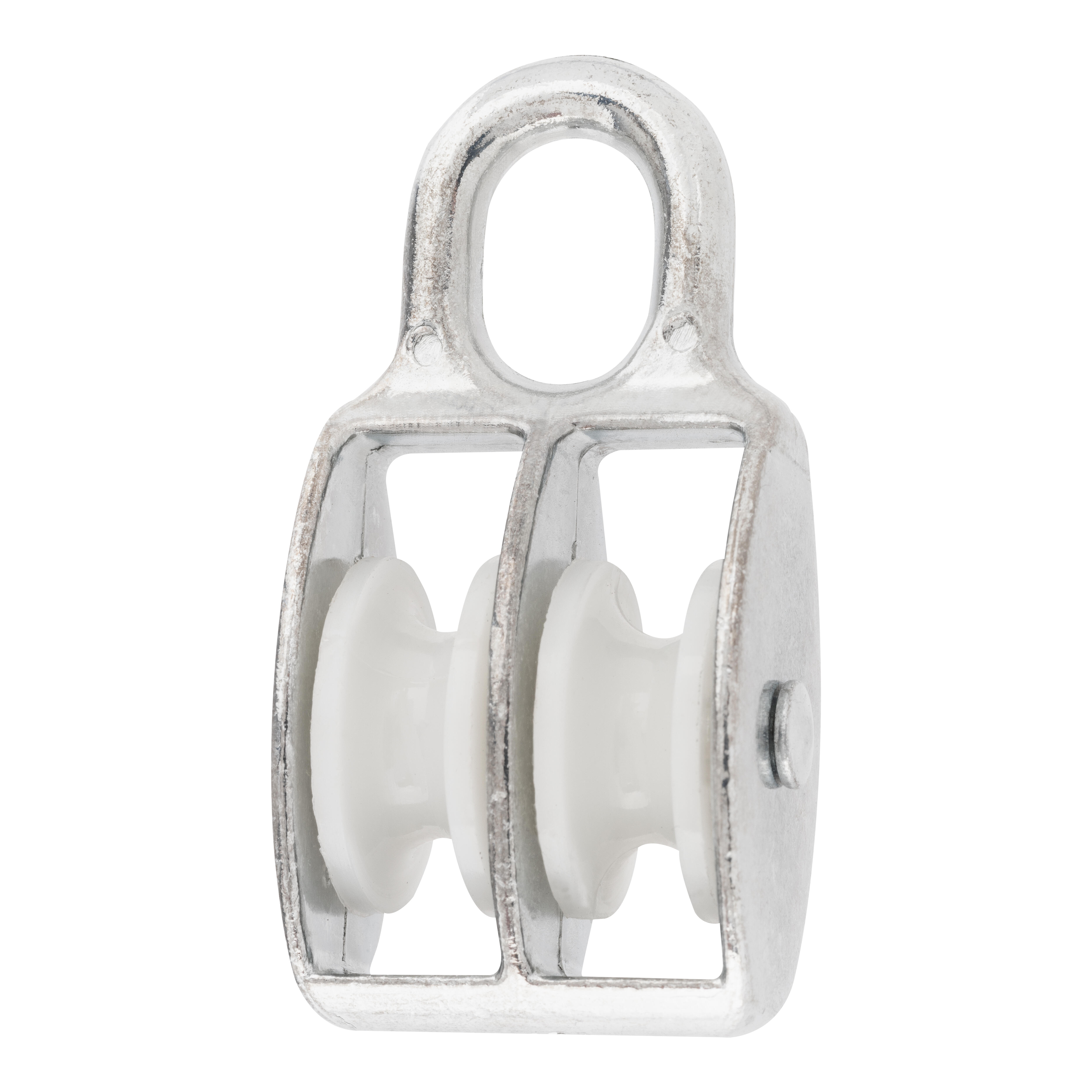 POLEA DOBLE FIJA GALVANIZADA 70 X 7 MM. - 2