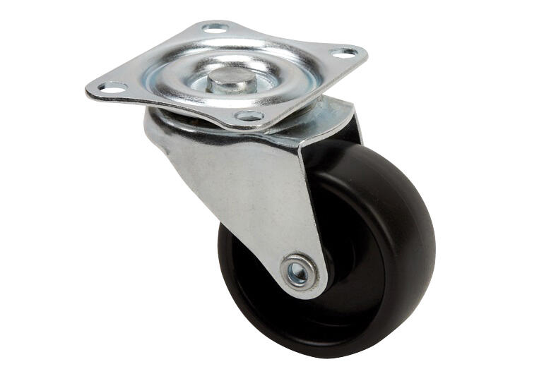 RUEDA HERRAJES 25MM POLIPROPILENO. HASTA 10KG. LLANTA METAL - 2