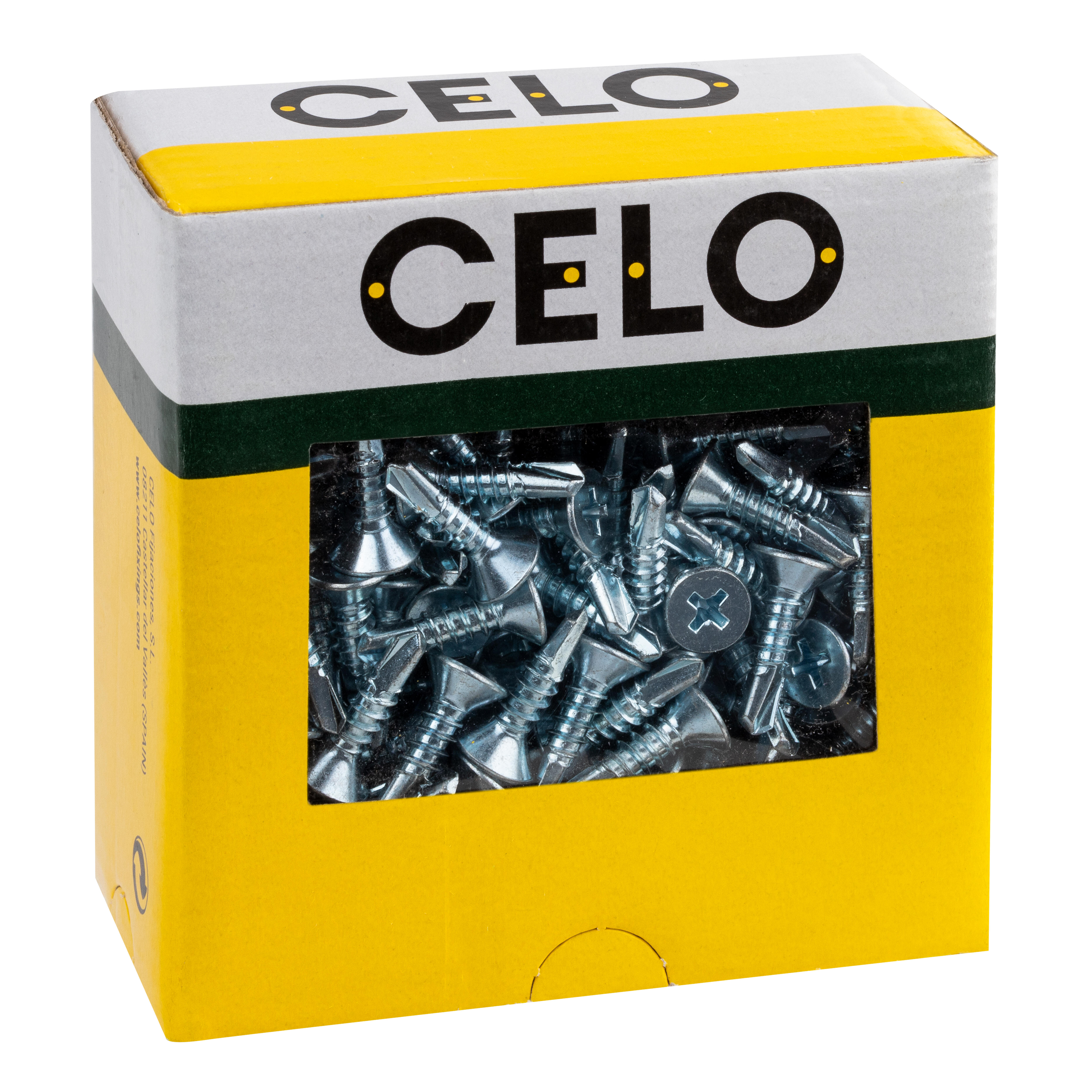 TORNILLOS ROSCA CHAPA PARA METAL CINCADOS 4,8X19MM. 250UDS - 2