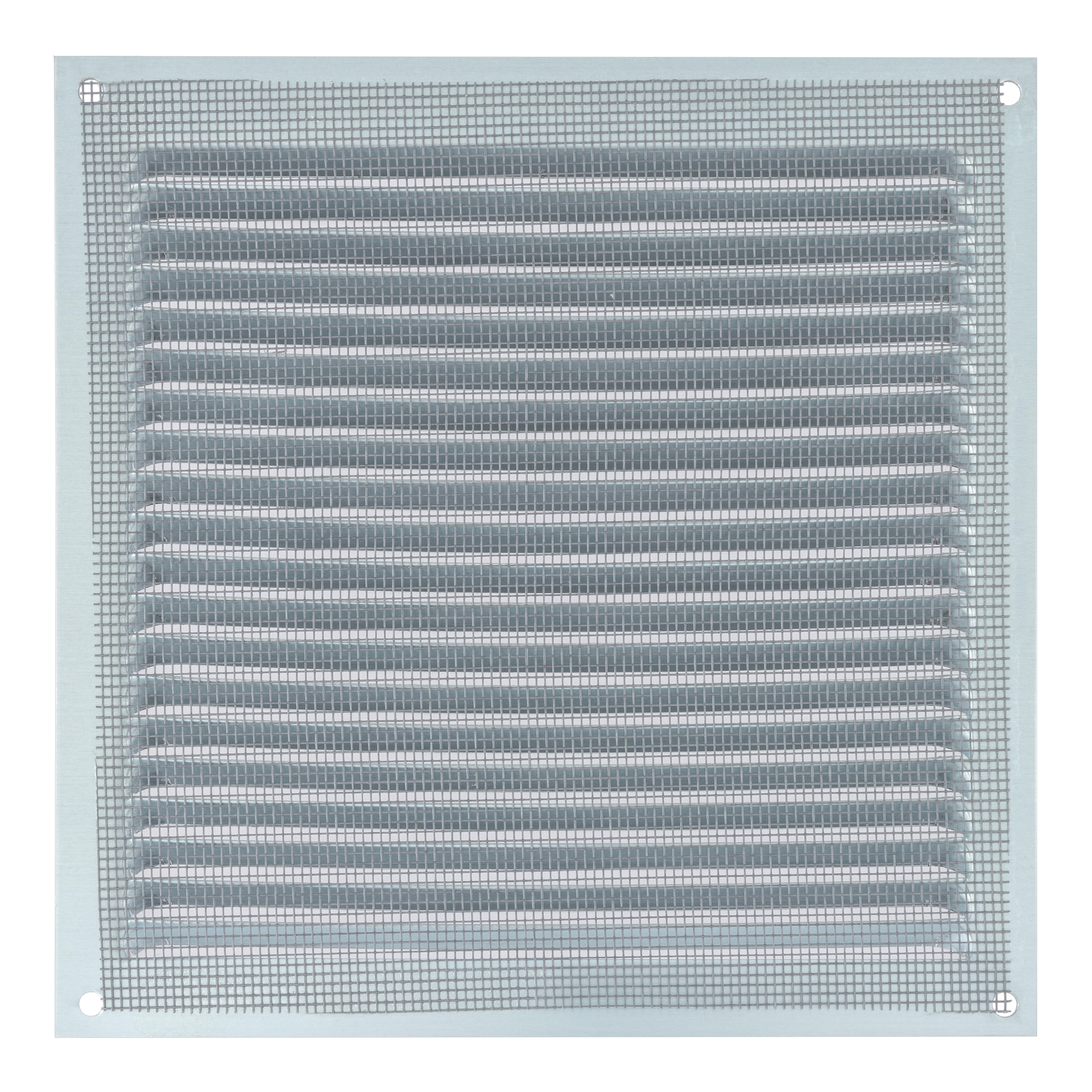 REJILLA DE VENTILACION CON MOSQUITERA SOBREPONER ALUMINIO BRONCE 17 X 17 CM. ESPESOR 0.8  MM - 2