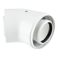 CODO 45º  ALUMINIO Ø60-100MM MACHO-HEMBRA CONDENSACIÓN - 2