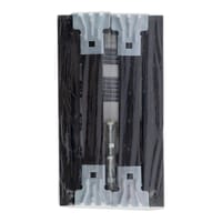 PATA SOMIER METAL CUADRADA 250MM 30X30MM NEGRA. 4UDS - 3