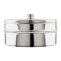 TAPA PARED DOBLE Ø125MM INOX 304  - 2