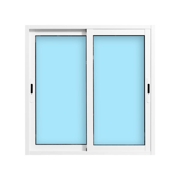 VENTANA ALUMINIO CORREDERA BLANCA 100X100CM