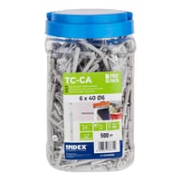 TACO DE GOLPE DE PLÁSTICO DIÁMETRO 6MM LONGITUD 40MM INDEX 500UDS - 3