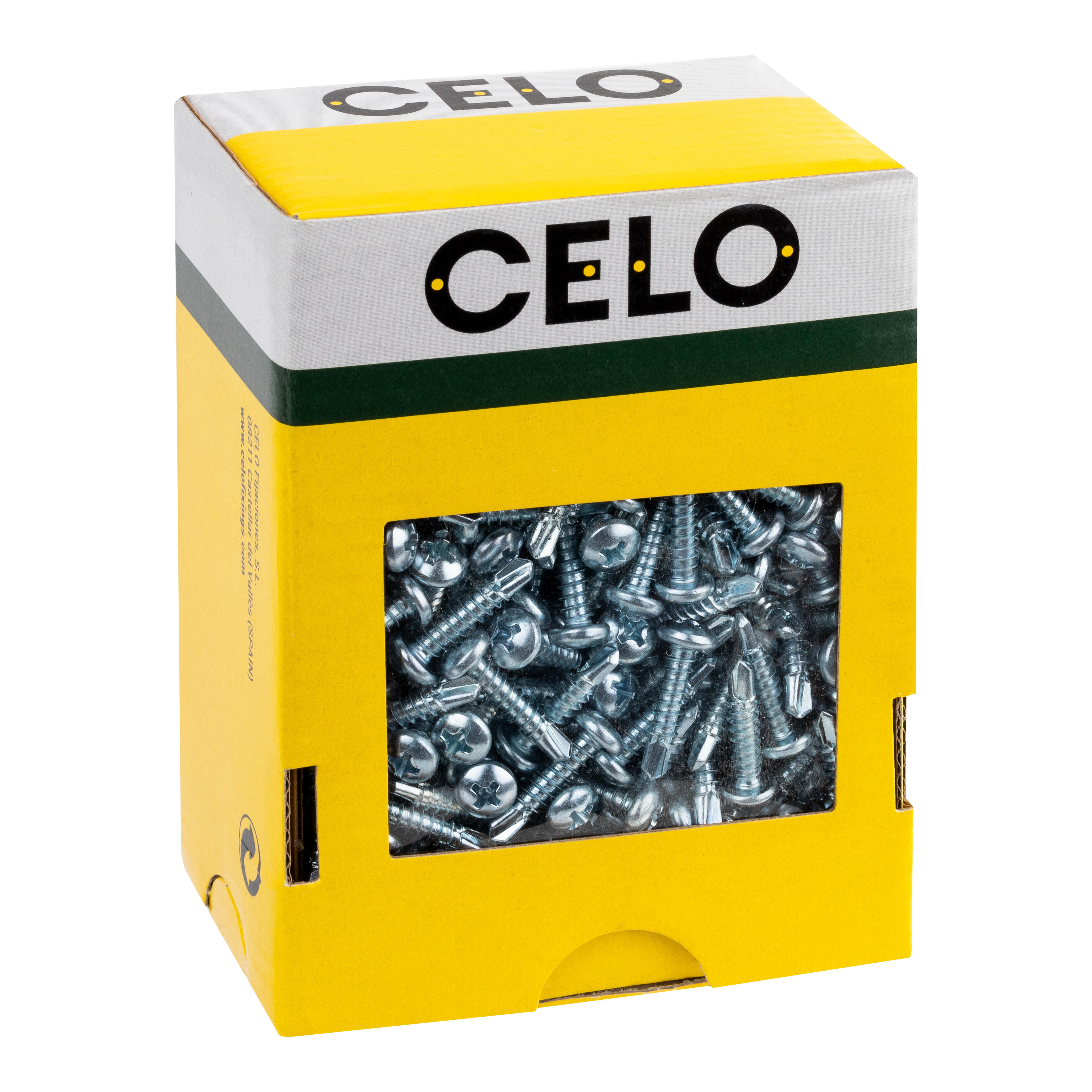 TORNILLOS ROSCA CHAPA PARA METAL CINCADO 4,2X19MM. 500UDS - 2