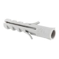 TACO UNIVERSAL DE NYLON DIÁMETRO 5MM LONGITUD 40MM  CON TIRAFONDO NOUTAC 25UDS - 4