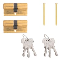 CILINDRO BOMBIN LLAVES IGUALES 30 X 30  MM. LATON YALE 2 UDS. - 2