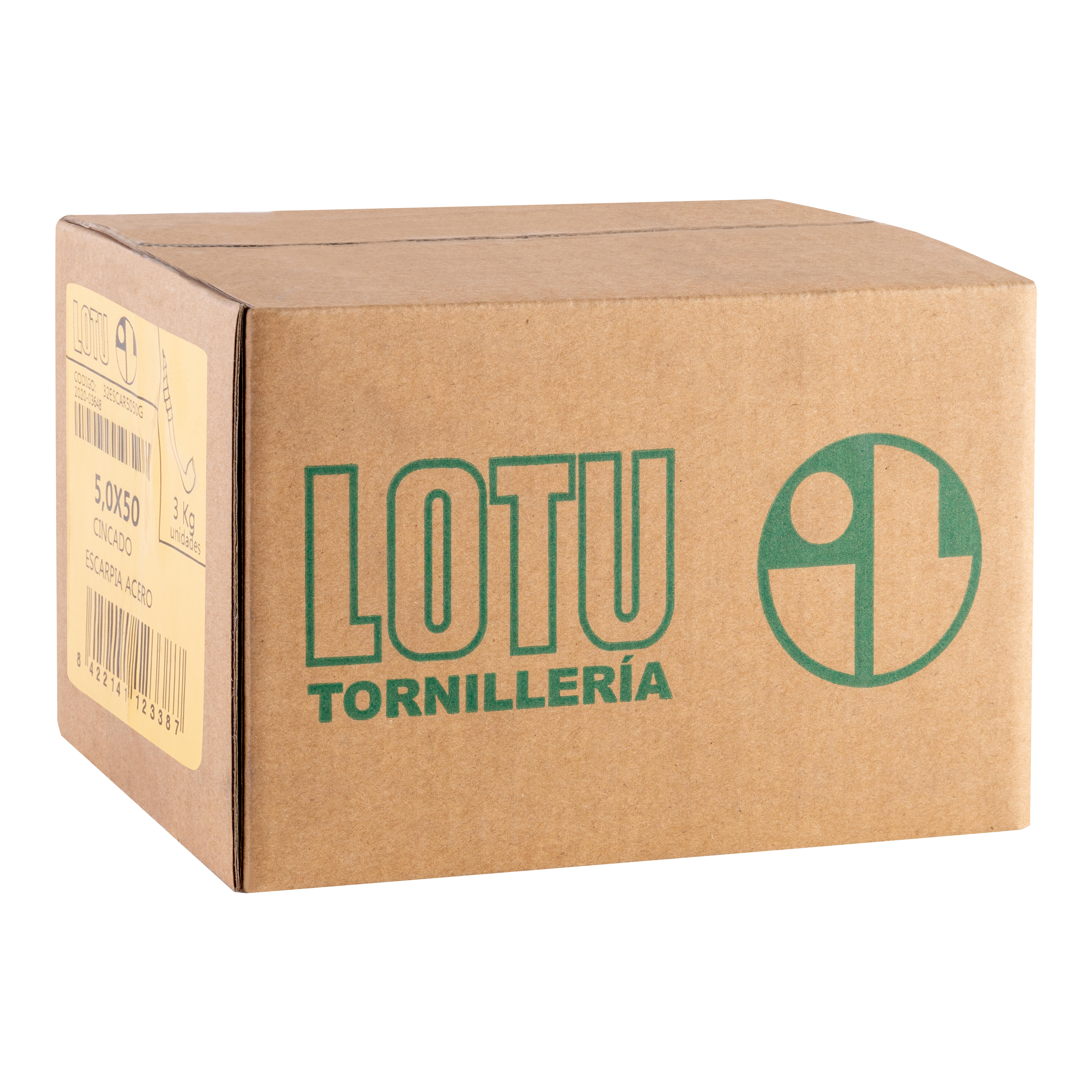 ESCARPIA ACERO CINCADO 5 X 50  MM. 3 KG - 2