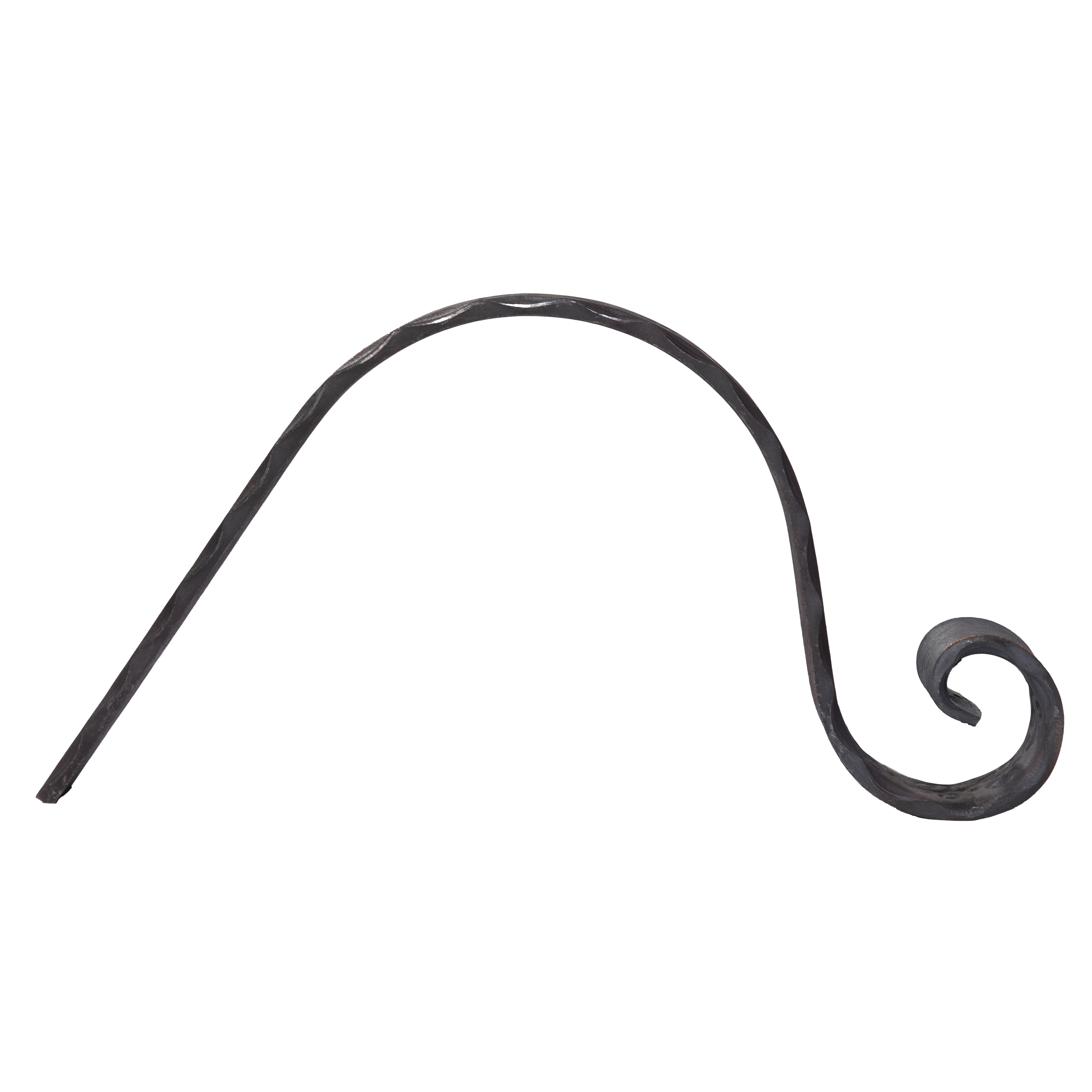 TERMINAL PASAMANOS DE HIERRO FORJADO MARTILLADO 150X125MM - 2