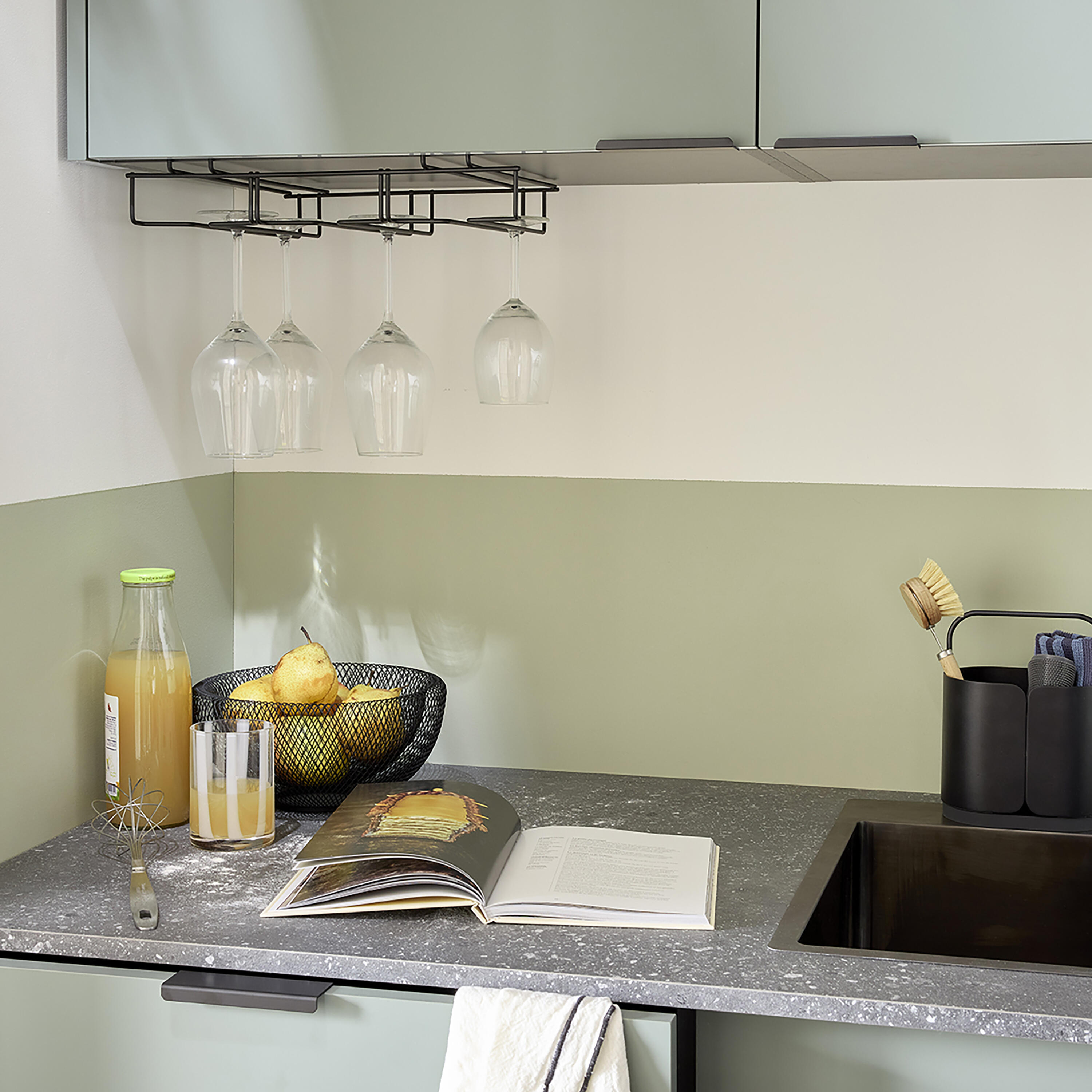 Puxador para móvel alumínio preto mate 96 mm Inspire Livio - 3