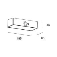 APLIQUE LED SOLAR LEDA 6,5W NEGRO LUZ NEUTRA - 4